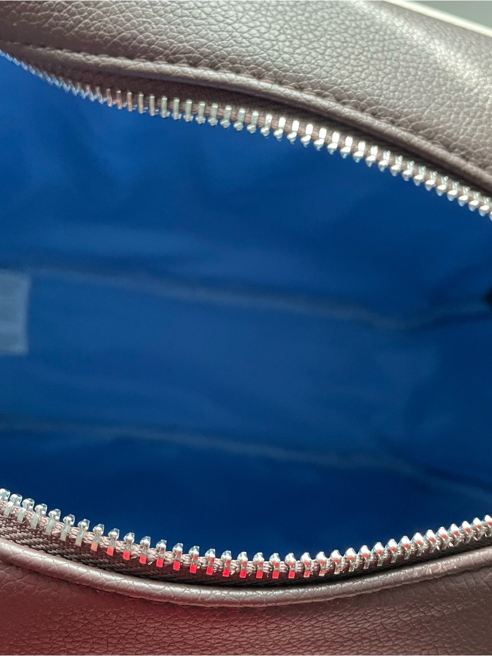 dELiA*s Brown, Pink & Blue Arch Colorblock Crossbody - Picture 6 of 9